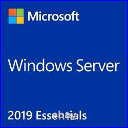 Microsoft Windows Server 2019 Essentials 64-bit OEM DVD for 1-2 CPUs