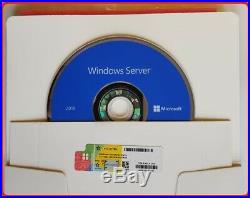 Microsoft Windows Server 2019 STANDARD 64BIT DVD/COA 16CORES + 50RDS USER CALs
