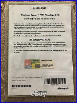 Microsoft Windows Server 2019 Standard 64bit 16 Core HP ROK Vollversion