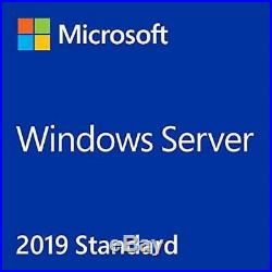 Microsoft Windows Server 2019 Standard and RDS CAL 50 User / Device Available