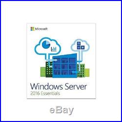 Microsoft Windows Server Essentials 2016 64 Bit English DVD 1-2 CPU G3S-01045