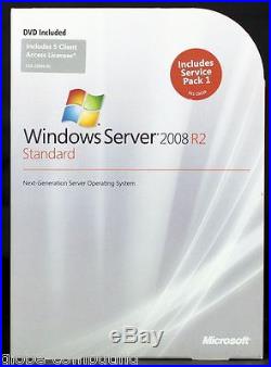 Microsoft Windows Server Standard 2008 R2 Edition inc 5 CAL P73-04754