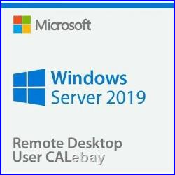 Microsoft Windows Server Standard 2019 + Remote Desktop 50 User/Device Cal RDS