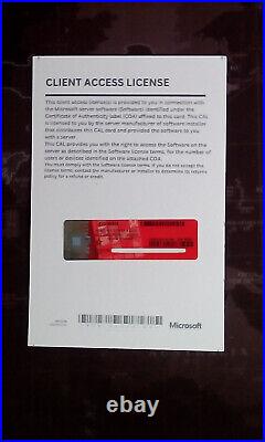 Microsoft Windows Server Standard 2022 16 Core 64Bit DVD + 50 RDS USER CALs