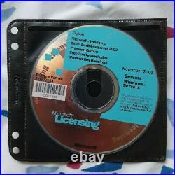 Microsoft Windows Small Business Server 2003 Premium Edition OS with Keys 7x CDs