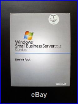 Microsoft Windows Small Business Server 2011 Standard 5 CAL RETAIL SBS 6UA-03221