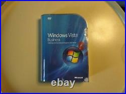 Microsoft Windows Vista Business English Full Version Brand New & Sealed