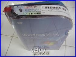 Microsoft Windows Vista Business withSP1 Full MS WIN 32 Bit DVD=SEALED RETAIL BOX=