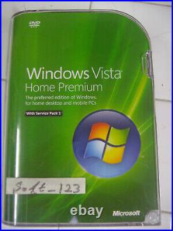 Microsoft Windows Vista Home Premium withSP1 Full MS WIN 32 Bit DVD =SEALED BOX=