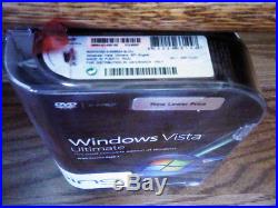Microsoft Windows Vista Ultimate withSP1, SKU 66R-02261, Sealed Retail Package, Full