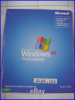 Microsoft Windows XP Professional Full English Retail Ver. MS Pro =SEALED BOX=