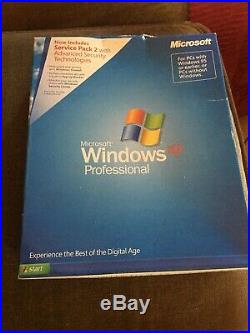 Microsoft Windows XP Professional Full with SP2 English Retail PRO Sealed Box