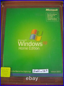 Microsoft Windows Xp Home Full Operating System Os Ms Win =new Sealed Box=