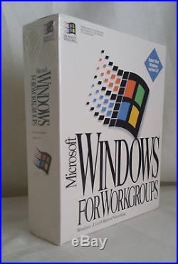 Microsoft Windows for Workgroup 3.11 Brand new & sealed beautiful Condition