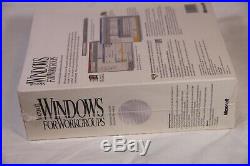 Microsoft Windows for Workgroups 3.1 FACTORY SEALED NEW OLD STOCK