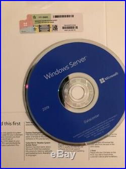 Microsoft Windows server 2019 datacenter 64Bit 16 Core License Key DVD&COA