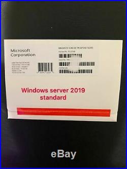 NEW Brand New Microsoft Windows Server 2019 Standard