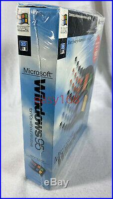 NEW MICROSOFT WINDOWS 95 OS Software 3.5 Floppy 1995 Collector Retail USA B
