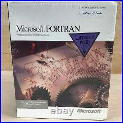 NEW Microsoft Fortran Professional Development System 5.1 for DOS & OS/2 SEALED