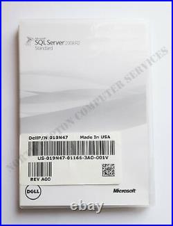 NEW Microsoft SQL Server 2008 R2 Standard DELL 019N47 VAT