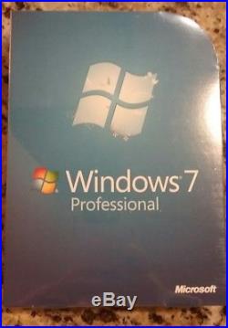NEW Microsoft Windows 7 Professional 32 and 64 Bit DVD FQC-00129 Sealed