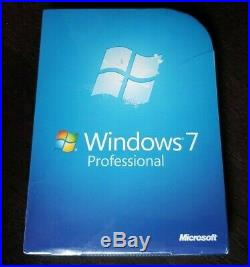 NEW Microsoft Windows 7 Professional SP1 Full Retail Version fqc-00129