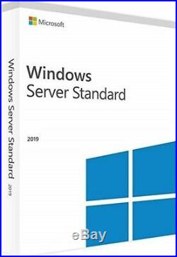 NEW Windows Server 2019 Standard 64 Bit License Key & OS USB or DL Included