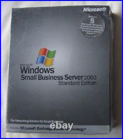 NEWithSEALED Windows Small Business Server 2003 Standard Edition, 5 CAL
