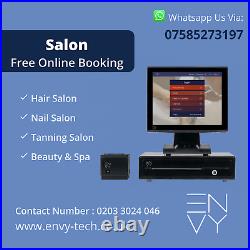 New EPOS For Hair Salon 15 Touchscreen Xonder X1 All in One POS Till System