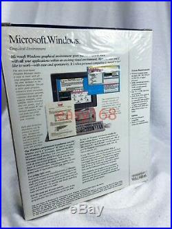 New Sealed Microsoft Windows 3.0 Retail 3.5 Floppy 1990 USA NoteStar Walkom DOS