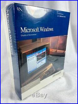 New Sealed Microsoft Windows 3.0 Retail 3.5 Floppy 1990 USA Software DOS
