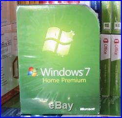 New & Sealed Microsoft Windows 7 Home Premium 32-64 Bit Gfc-00025 100% Genuine