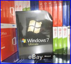 New & Sealed Microsoft Windows 7 Ultimate 32/64-bit Glc-00181 100% Genuine Uk