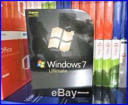 New & Sealed Microsoft Windows 7 Ultimate (upgrade) 32/64-bit Uk DVD Glc-00183