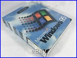 New Sealed Microsoft Windows 95 Retail Software Special Edition Collector CD