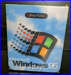New Sealed Microsoft Windows 95 Retail Software Special Edition RARE