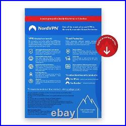 NordVPN Standard 2-Year VPN & Cybersecurity Software for 6 Devices