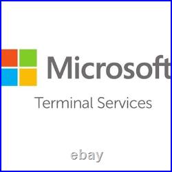 OEM Windows RDS 2008 R2 Server 100 Remote Desktop Services CALS Terminal TS -VAT