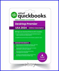 Quickbooks Premier Plus 2024 Us Lifetime License