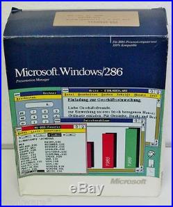 RARITÄT! Microsoft Windows/286 Presentation Manager 5,25 Zoll Disketten