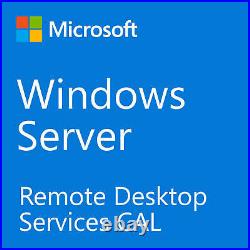 RDS CALs for Windows Server 2019 50 Users Remote Desktop Service