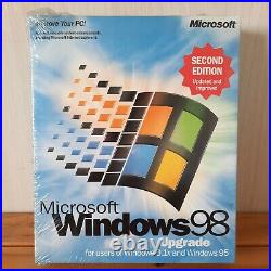 Rare Unopened New Microsoft Windows 98 Second Edition Upgrade Origin IRELAND
