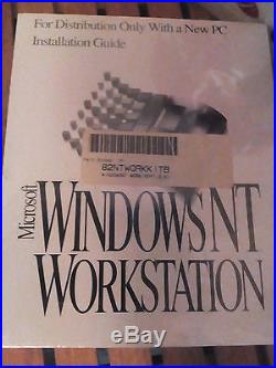 Rare Vintage Collectible Microsoft Windows NT Workstation 3.51 Operating System