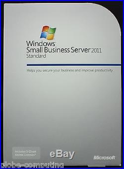 Retail Microsoft Windows SBS Small Business Server 2011 Standard T72-02719