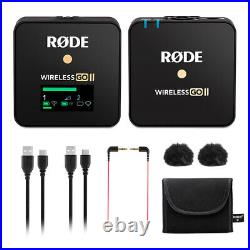 Rode Wireless GO II Single Wireless Mic System/Recorder Bundle with Pro Lapel Mic