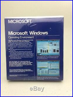 SEALED Microsoft Windows 1 1.03 Operating Environment Vintage NEW RARE