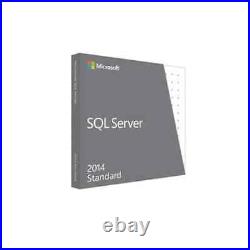 SQL Server 2014 Standard 32 Core, Unlimited CALs. Authentic Microsoft License