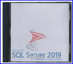 SQL Server 2019 Standard Core, Unlimited CALs. Authentic Microsoft License