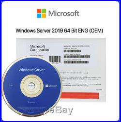 Sealed Windows Server 2019 Standard 64BIT 2xCPU 16CORES 2VMs (DVD&COA Pack)