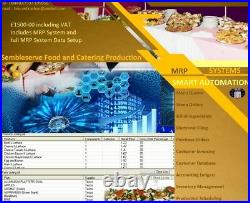 Sembleserve Manufacturing Software MRP Systems, Works Orders, Bill of Materials